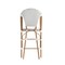 Flash Furniture Lourdes Stackable IndoorOutdoor French Bistro 26 High Counter Height Stool, WhiteGray and Bamboo SDA-AD642001-F-CS-WHGY-NAT-GG - alternate 10